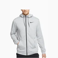 Bluzy sportowe męskie - BLUZA męska NIKE DRY HOODIE FZ FLEECE - miniaturka - grafika 1
