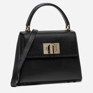 Damska skórzana torba crossbody Furla FRWB00109ARE000O6000 Czarna (8050560953621) - Torebki damskie - miniaturka - grafika 1