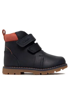 Clarks Trzewiki Heath Strap T 261692667 Granatowy - Buty dla chłopców - miniaturka - grafika 1