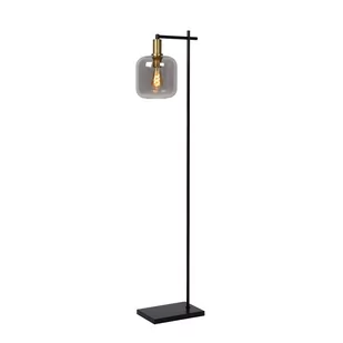 Lucide Joanet 45794/01/65 lampa stojąca podłogowa 1x40W E27 czarna/szara - Lampy stojące - miniaturka - grafika 1