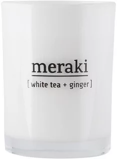 Świece - Meraki Meraki - Świeca zapachowa White Tea & Ginger Meraki - Świeca zapachowa White Tea & Ginger - grafika 1