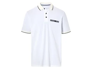 LIVERGY® Koszulka polo męska z bawełny (Biały, L (52/54)) - Koszulki męskie LIVERGY® Koszulka polo męska z bawełny (Biały, L (52/54)) - Koszulki męskie - miniaturka - grafika 1