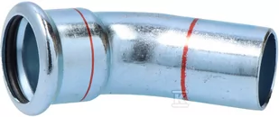 Kolano nyplowe 45° Steel - 28 - Łączniki, trójniki, kształtki - miniaturka - grafika 1