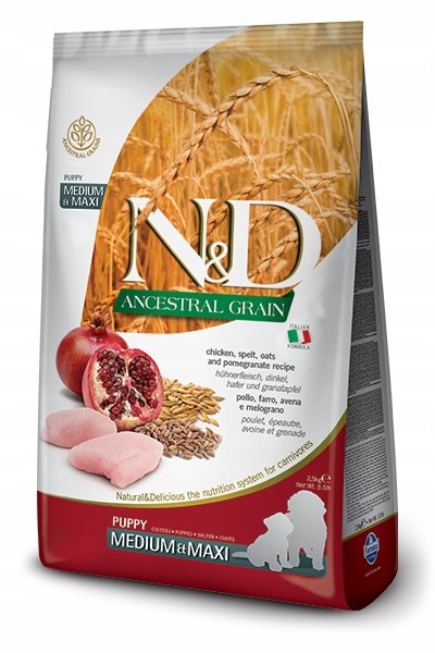 Farmina Low Grain Ancestral Grain Puppy Medium & Maxi 12 kg
