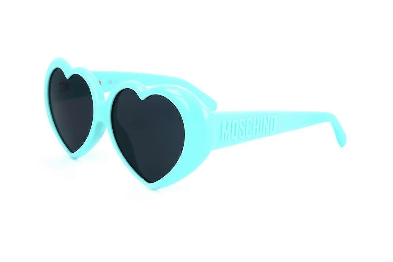 Okulary przeciwsłoneczne Moschino MOS128/S MVU AZURE 57/14/135 DAMSKIE Niebieski 57 mm