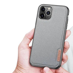 Dux Ducis Fino etui pokrowiec pokryty nylonowym materiałem iPhone 11 Pro Max szary - Etui i futerały do telefonów - miniaturka - grafika 10