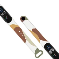Etui i futerały do telefonów - Strap Moro opaska do Xiaomi Mi Band 6 / Mi Band 5 silikonowy pasek bransoletka do zegarka wzór 13 - miniaturka - grafika 1