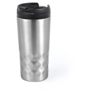 Kubek termiczny stalowy srebrny 310 ml - Kubki termiczne - miniaturka - grafika 1