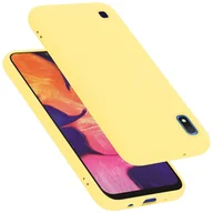 Etui i futerały do telefonów - Pokrowiec Do Samsung Galaxy A10 / M10 Etui w LIQUID ŻÓŁTY TPU Silikon Case Cover Obudowa Ochronny Cadorabo - miniaturka - grafika 1