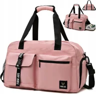 Torebki damskie - TORBA SPORTOWA Z KIESZENIĄ NA BUTY WODOSZCZELNA NA TRENING SIŁOWNIE LEKKA - miniaturka - grafika 1