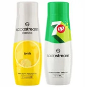 Syropy i koncentraty owocowe - 2x Syrop SODASTREAM TONIC TONIK + 7UP Koncentrat Sok do Wody Saturatora - miniaturka - grafika 1