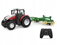 Zabawki zdalnie sterowane - Zabawka Dla Dzieci, Zdalnie Sterowany Traktor Ze Zgrabiarką - miniaturka - grafika 1