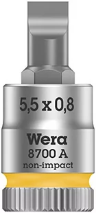 Wera 05003320001Wera 8700 A FL 0,8x5,5mmx28 Socket 1405132 - Akcesoria do elektronarzędzi - miniaturka - grafika 1
