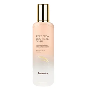 FarmStay Rice & Bifida Brightening Toner rozjaśniający tonik do twarzy z ryżem i fermentami 120ml - Toniki i hydrolaty do twarzy - miniaturka - grafika 1
