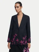 Marynarki i żakiety damskie - Desigual Marynarka 25SWEWX1 Czarny Regular Fit - miniaturka - grafika 1