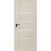 Drzwi wewnętrzne - Drzwi wewnętrzne bezprzylgowe pokojowe Vinci Kaszmir/Cashmere 80 prawe Voster - miniaturka - grafika 1