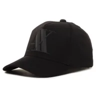 Czapki damskie - Czapka z daszkiem ARMANI EXCHANGE - 954079 CC518 00020 Black - miniaturka - grafika 1