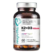Witaminy i minerały - MyVita SILVER Silver Witamina K2 forte+D3 2000 VEGAN 60 - miniaturka - grafika 1