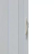 Drzwi wewnętrzne - Drzwi harmonijkowe Natura 001P 80 cm dąb biały - miniaturka - grafika 1