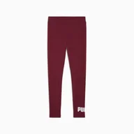 Legginsy - Legginsy damskie Puma ESS NO.1 LOGO bordowe 68242796 - miniaturka - grafika 1