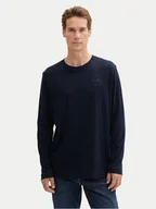 Koszulki męskie - Tom Tailor Longsleeve 1043992 Granatowy Regular Fit - miniaturka - grafika 1