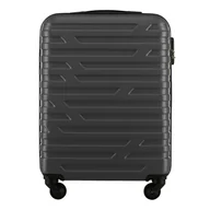 Walizki - Walizka kabinowa z ABS-u w geometryczny deseń - miniaturka - grafika 1