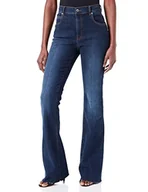 Spodnie damskie - Love Moschino Damskie spodnie z 5 kieszeniami, dżinsy, denim, 31 - miniaturka - grafika 1