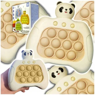 POP IT GRA ZRĘCZNOŚCIOWA BĄBELKOWA ANTYSTRESOWA ELEKTRYCZNA ŚWIECĄCA PANDA - Zabawki interaktywne dla dzieci - miniaturka - grafika 1
