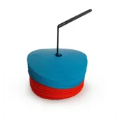 Piłka nożna - Znaczniki pola płaskie Yakimasport maty znakujące - zestaw 24 szt - miniaturka - grafika 1