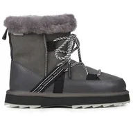 Śniegowce damskie - Buty Emu Australia Blurred W12641CHAR - szare - miniaturka - grafika 1