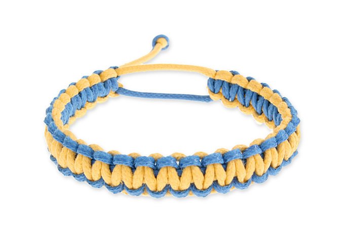 Bransoleta W Barwach Ukrauiny Regulowana