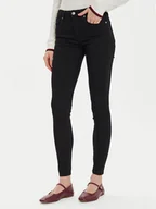 Spodnie damskie - Tommy Hilfiger Jeansy Como WW0WW45008 Czarny Skinny Fit - miniaturka - grafika 1