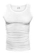 Koszulki sportowe męskie - Koszulka bezrękawnik am10 - biała - Risardi - miniaturka - grafika 1