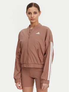adidas Kurtka bomber Essentials 3-Stripes JD5318 Różowy Loose Fit - Kurtki damskie - miniaturka - grafika 1