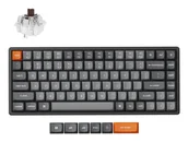 Klawiatury - Keychron K2 Max USB + RF Wireless + Bluetooth QWERTY Skandynawia Czarny, Szary K2M-J3-BO - miniaturka - grafika 1