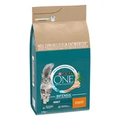 Sucha karma dla kotów - Purina ONE Adult, kurczak ze zbożem pełnoziarnistym - 2 x 5,7 kg - miniaturka - grafika 1