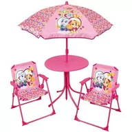 Krzesełka i taborety dla dzieci - Psi Patrol Skye Ogrodowy Stolik Krzesła Parasol - miniaturka - grafika 1