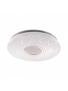 Leuchten Direkt Oświetlenie Leuchten-Direkt JONAS Lampa sufitowa LED Biały, Stal szczotkowana, 1-punktowy 14227-16 - Lampy sufitowe - miniaturka - grafika 1
