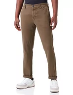 Spodnie męskie - BOSS Spodnie męskie, płaskie, ciemnozielone, 3032 - miniaturka - grafika 1