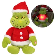 Figurki dla dzieci - Grinch Duży pluszak/maskotka świąteczna, świecąca 50 cm - miniaturka - grafika 1