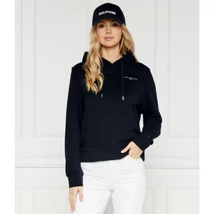 Tommy Hilfiger Bluza MINI CORP LOGO HOODIE | Relaxed fit - Bluzy damskie - miniaturka - grafika 1