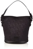 Torebki damskie - Calvin Klein Jeans Damska torba na ramię Core LOGO BUCKET BAG 34 x 29 x 22 cm, czarny - Czarny Black Black 990-34x29x22 cm (B x H x T) - miniaturka - grafika 1