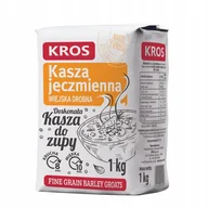 Kasza - Kasza Jęczmienna Wiejska Drobna KROS OPAKOWANIE 1KG ZDROWA NATURALNA JAKOŚĆ - miniaturka - grafika 1