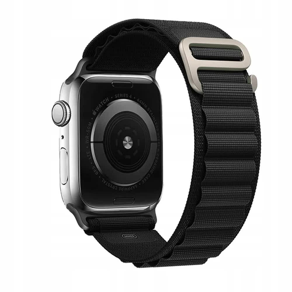 PASEK RZEP HACZYK do Apple Watch38/40/41 CZARNY