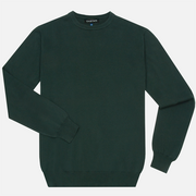 Swetry męskie - Sweter Antton Bottle Green - marka niezdefiniowana - miniaturka - grafika 1