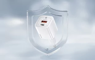 Ładowarka sieciowa Toocki USB + USB-C, 33W (czarna) - Ładowarki do telefonów - miniaturka - grafika 2