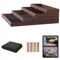 Szklarnie ogrodowe - 4-PIĘTROWY WARZYWNIAK IMPREGNOWANY INSPEKT OGRODOWY PODWYŻSZONA GRZĄDKA EKO - miniaturka - grafika 1