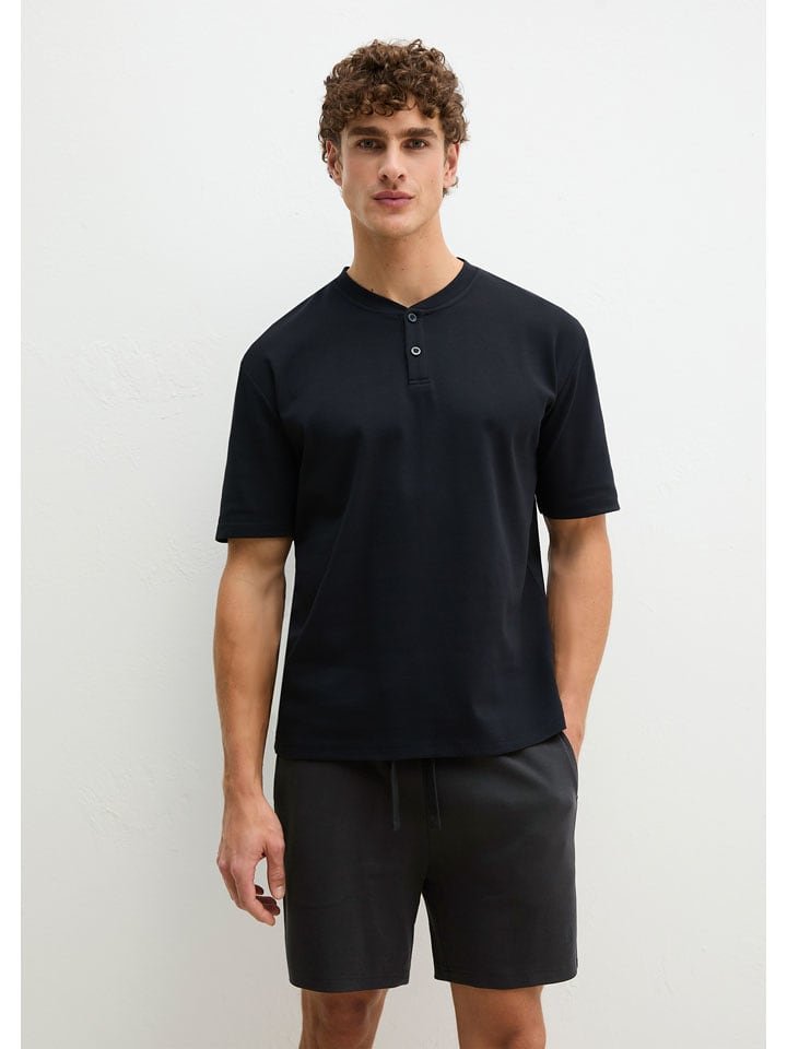 Marc O´Polo Bodywear Koszulka piżamowa w kolorze czarnym