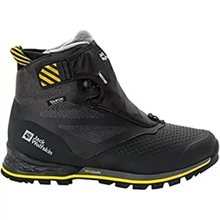Jack Wolfskin Damskie buty trekkingowe 1995 Series Texapore Mid W, Black Burly Yellow Xt, 39 eu - Buty trekkingowe damskie - miniaturka - grafika 1