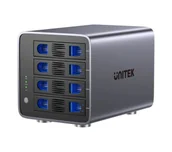 Obudowy i kieszenie na dyski twarde - Unitek S1301AGY01-EU 4-dyskowy RAID Space Grey - miniaturka - grafika 1